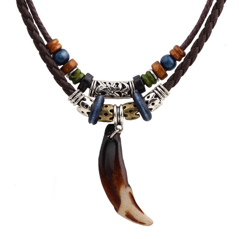 European fashion double layer necklace Korean velvet vintage choker