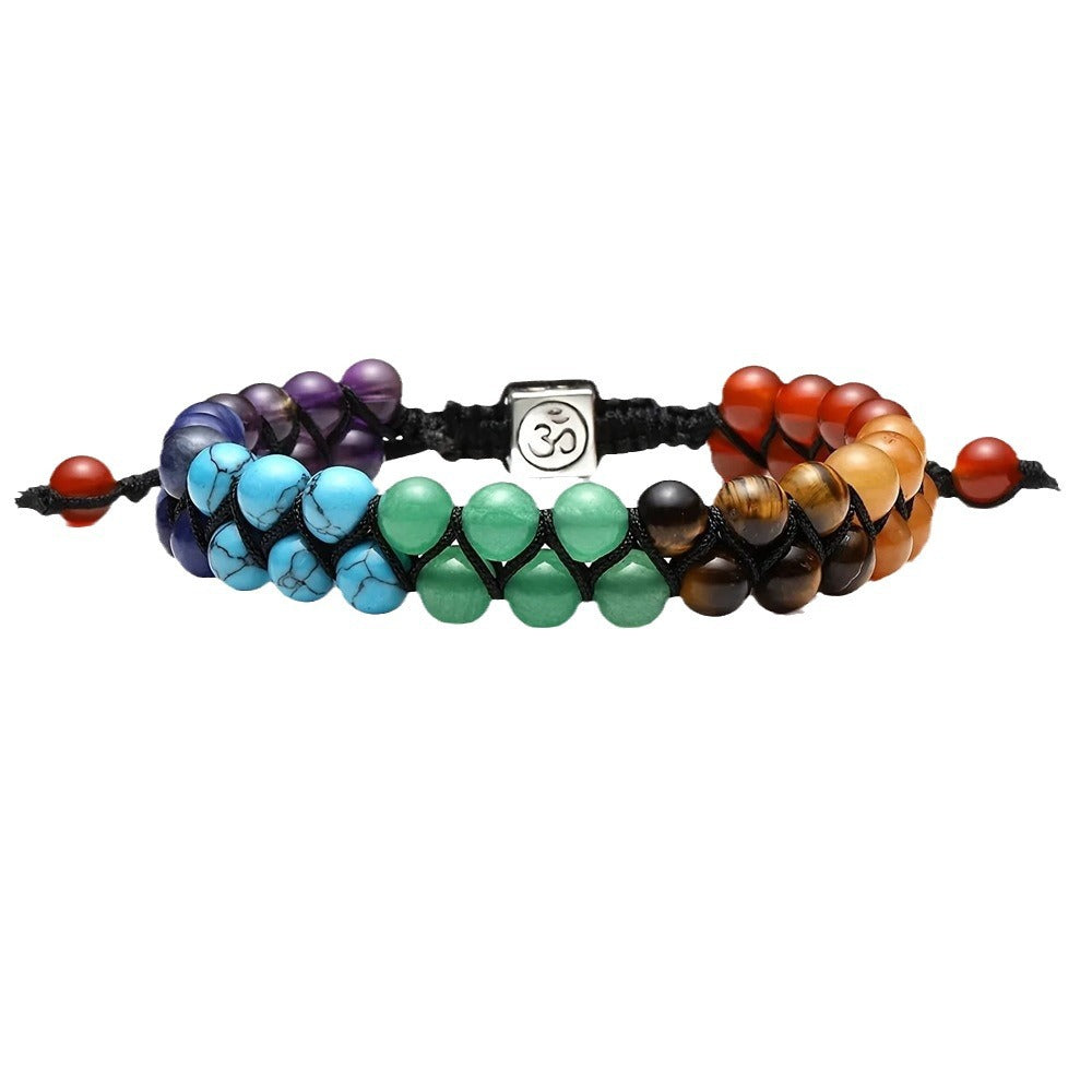 Natural Stone Handcrafted Bracelet Bohemian Gemstone Crystal