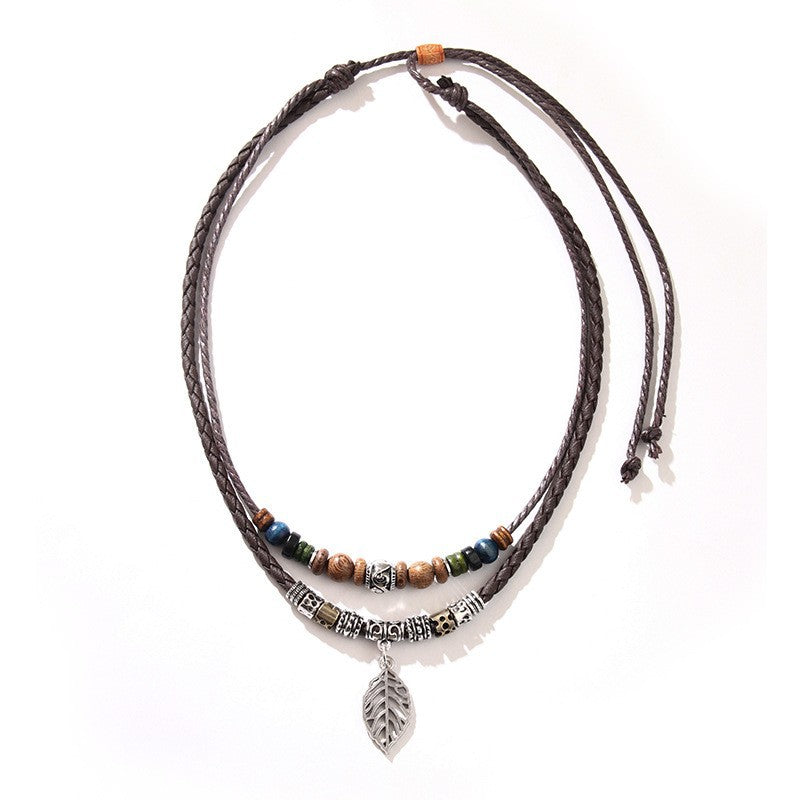 European fashion double layer necklace Korean velvet vintage choker