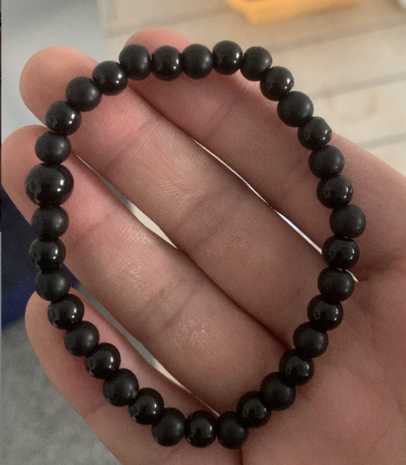 8mm Sunstone Beaded Bracelet Handcrafted Agate Crystal Jewelry
