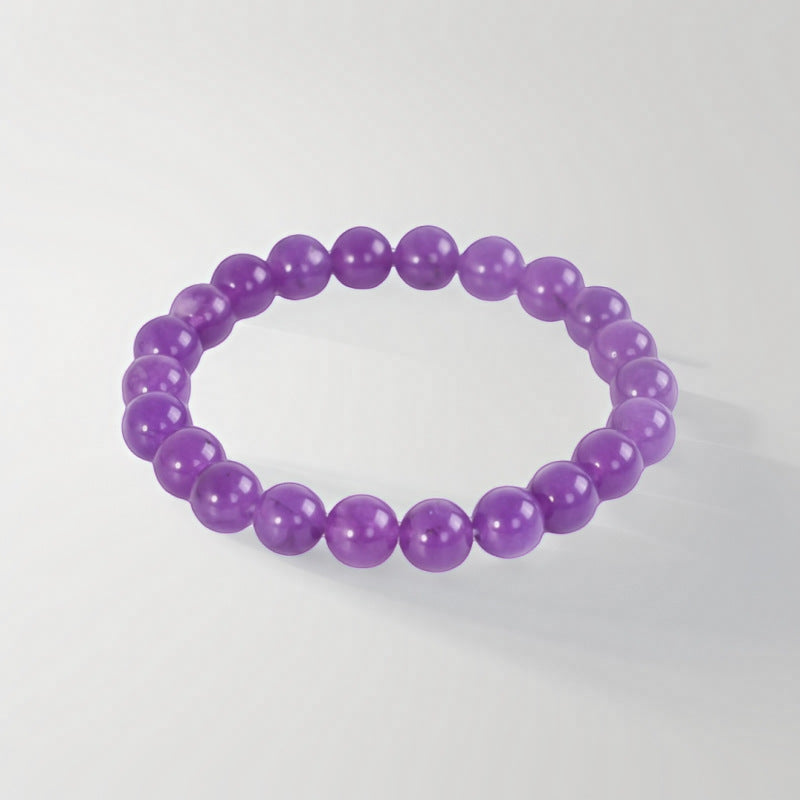 8mm Sunstone Beaded Bracelet Handcrafted Agate Crystal Jewelry