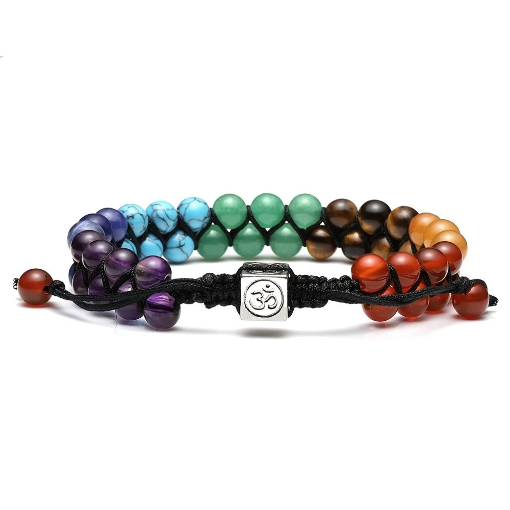 Natural Stone Handcrafted Bracelet Bohemian Gemstone Crystal