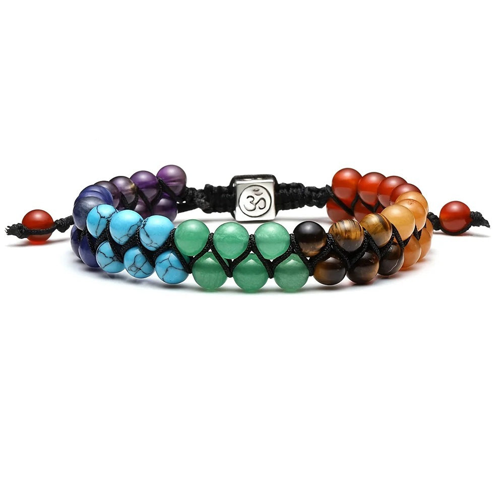 Natural Stone Handcrafted Bracelet Bohemian Gemstone Crystal