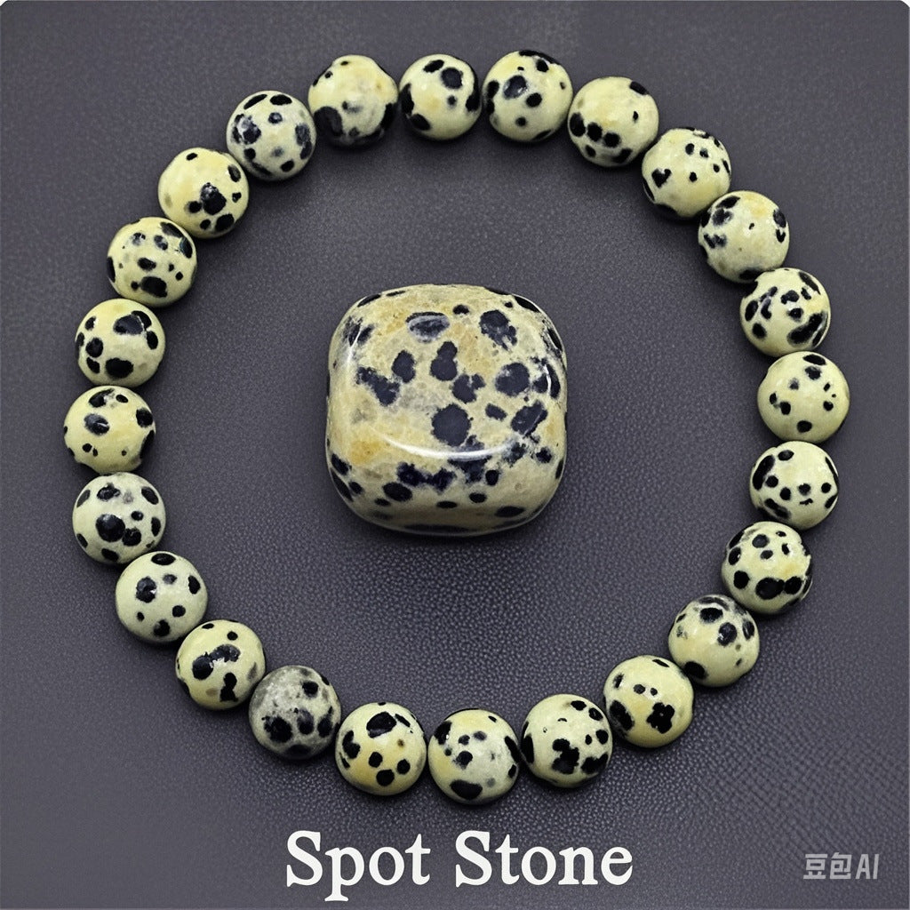 8mm Sunstone Beaded Bracelet Handcrafted Agate Crystal Jewelry