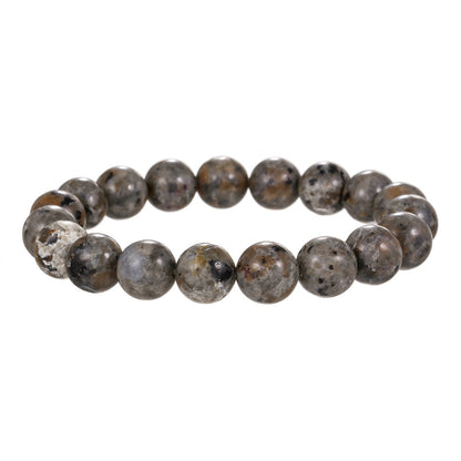 Natural Fire Agate Bead Bracelet 6 8 10mm Men Hip Hop Punk Style