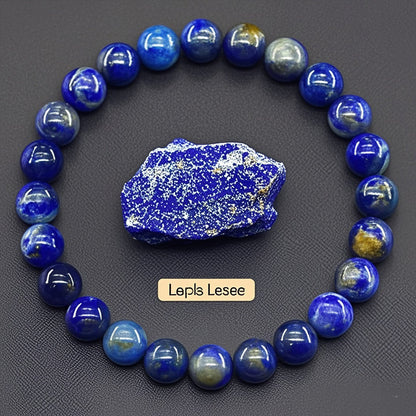 8mm Sunstone Beaded Bracelet Handcrafted Agate Crystal Jewelry