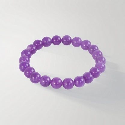 8mm Sunstone Beaded Bracelet Handcrafted Agate Crystal Jewelry
