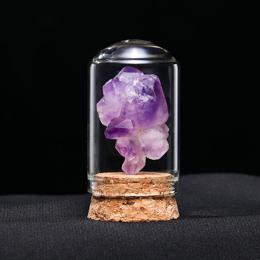 Natural Crystal Raw Stone Specimen Ornament Geode Agate Rock Gift